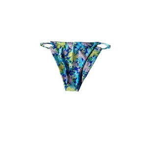Blue Floral Nasty Gal Bikini Bottoms Size US4